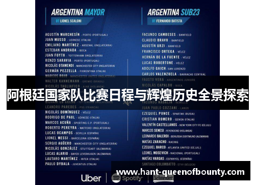 阿根廷国家队比赛日程与辉煌历史全景探索
